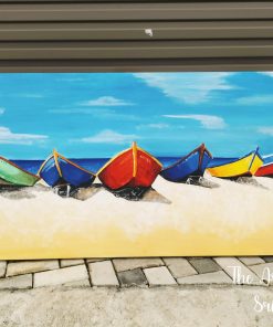 A100008- BOATS ON THE BEACH