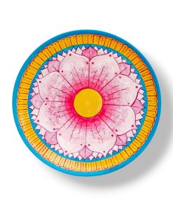 Hand painted wooden plate
