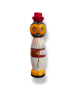 Hand painted wooden doll ; Nilame